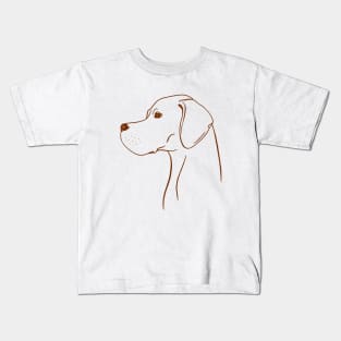 English Pointer (White and Brown) Kids T-Shirt